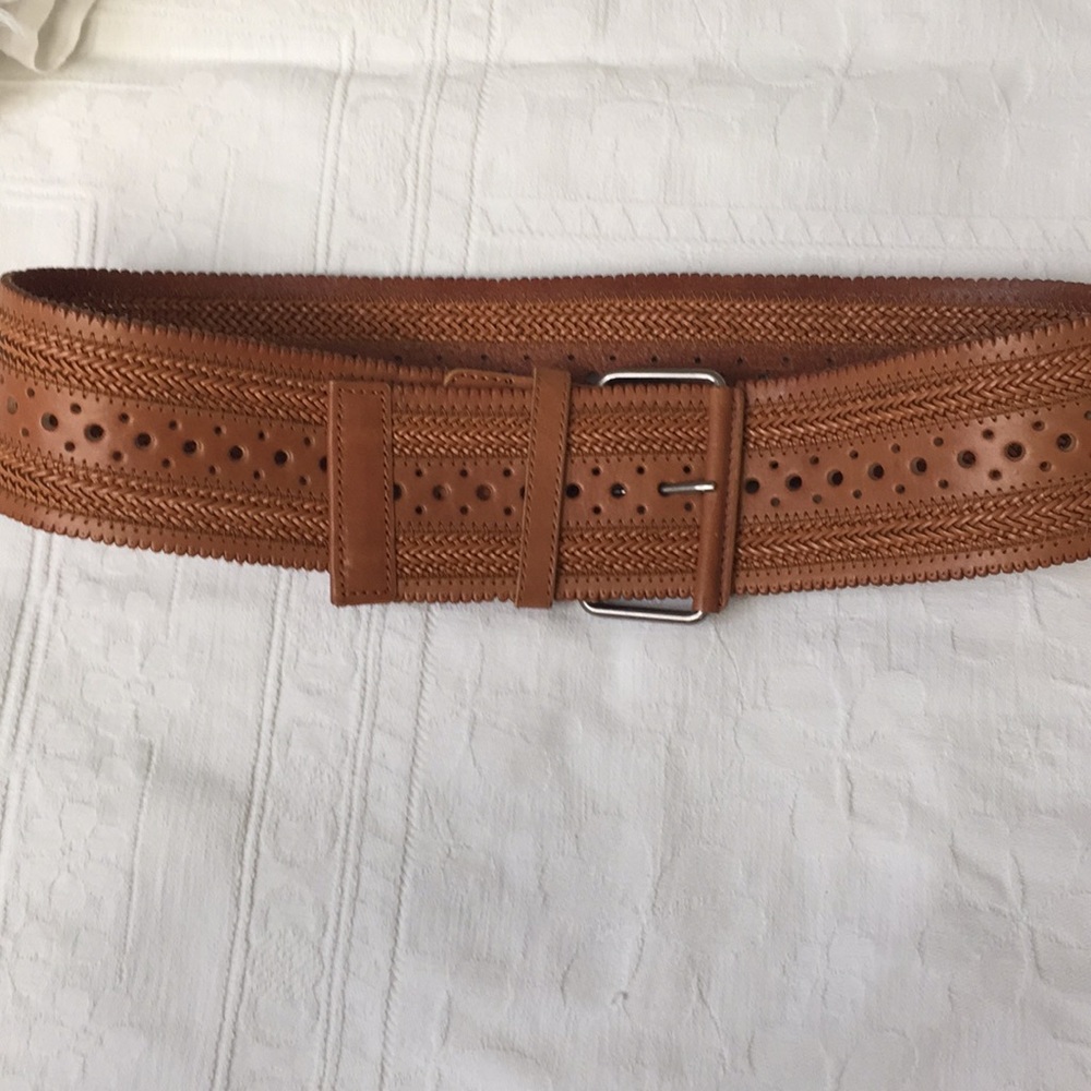 Leather belt